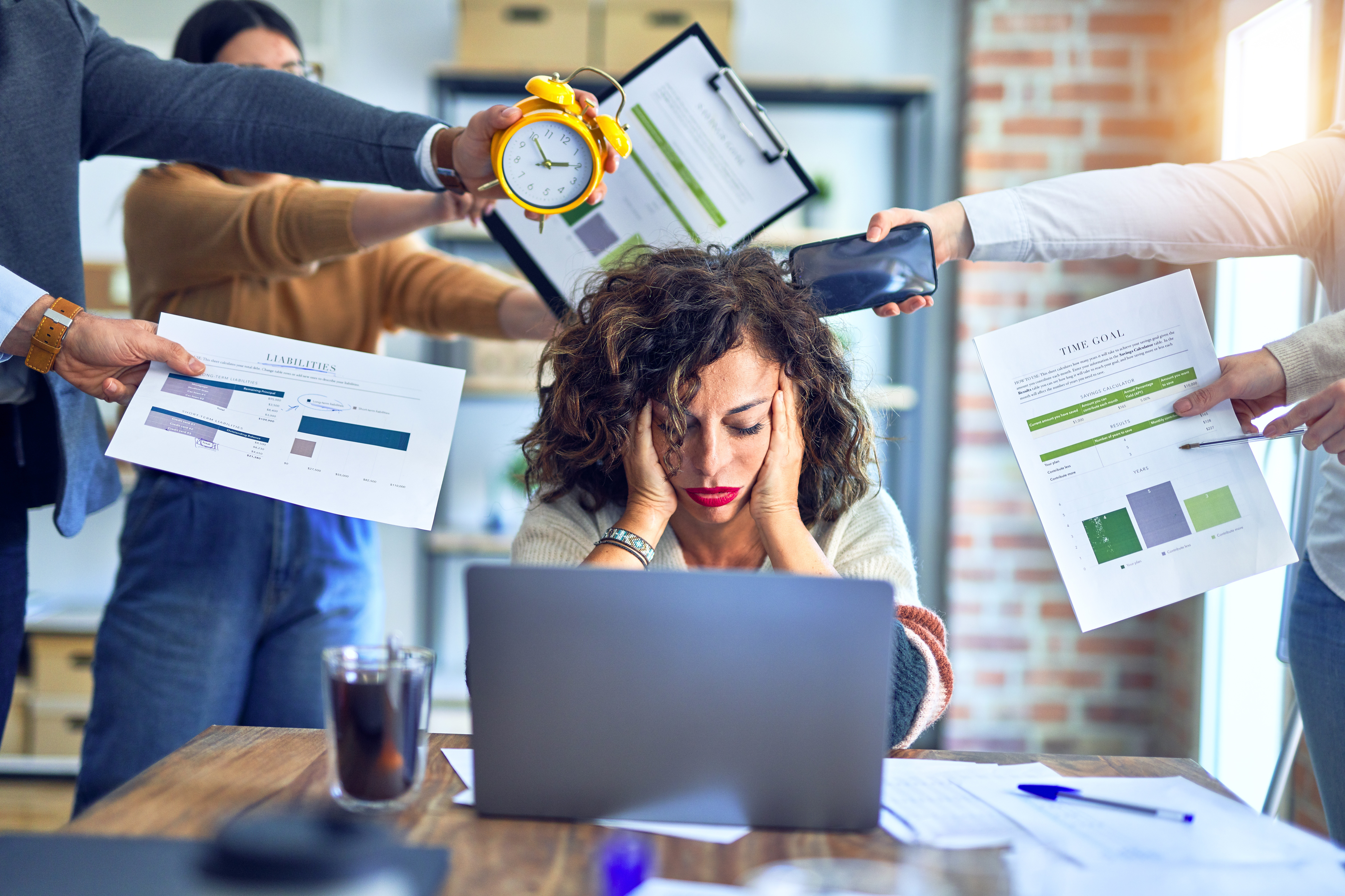 Überlastung am Arbeitsplatz